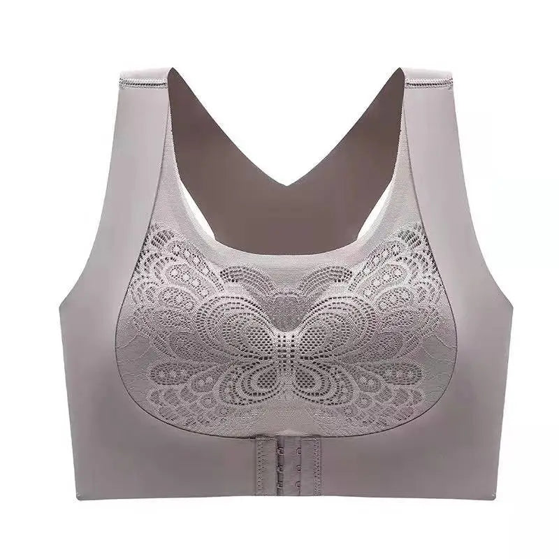 Butterfly wings High Quality Too Soft & Comfortable Push Up Removable Padded full Back Support Sports Bra