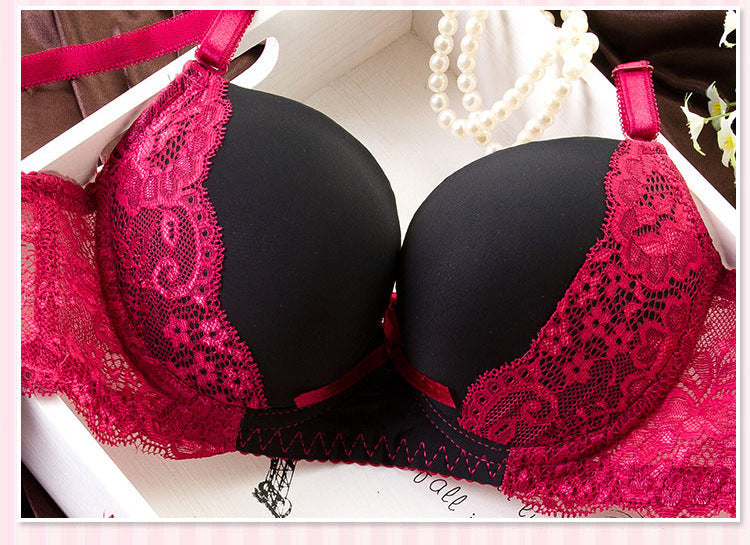 Voler Haut Women Bridal Lingerie Set of Lace Bra and Panty Set