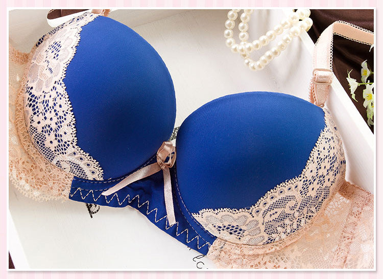 Voler Haut Women Bridal Lingerie Set of Lace Bra and Panty Set