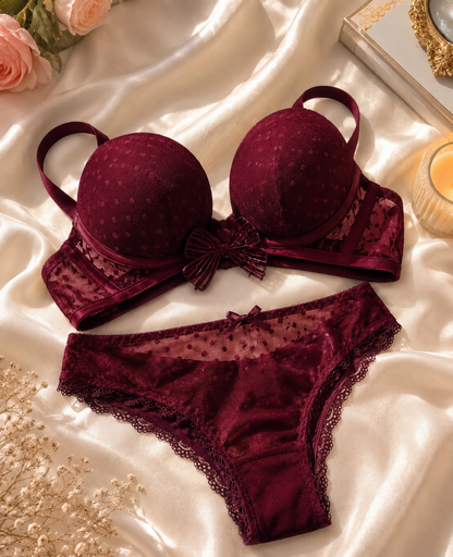 Pack of-3 Velvet Elegance Padded Bra