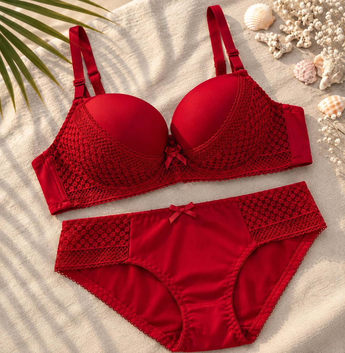 Push-Up Bra Set For Ladies