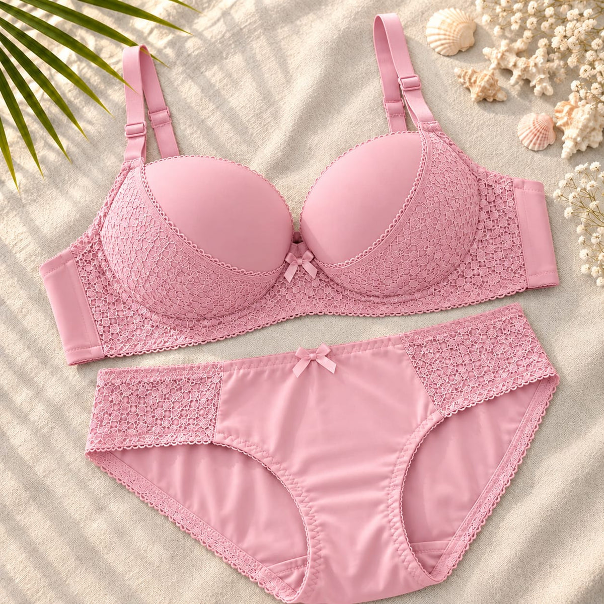 Push-Up Bra Set For Ladies