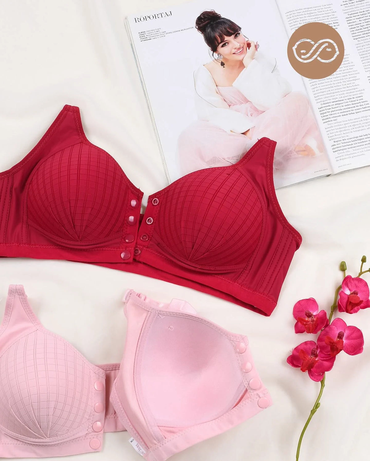 Ultra-Comfort Padded Button Bra for Women – Comfortable Daily Wear