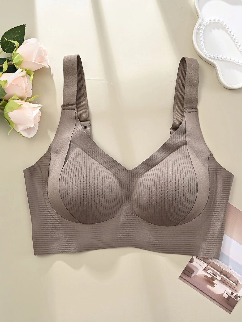 Wireless Seamless Sports Bra